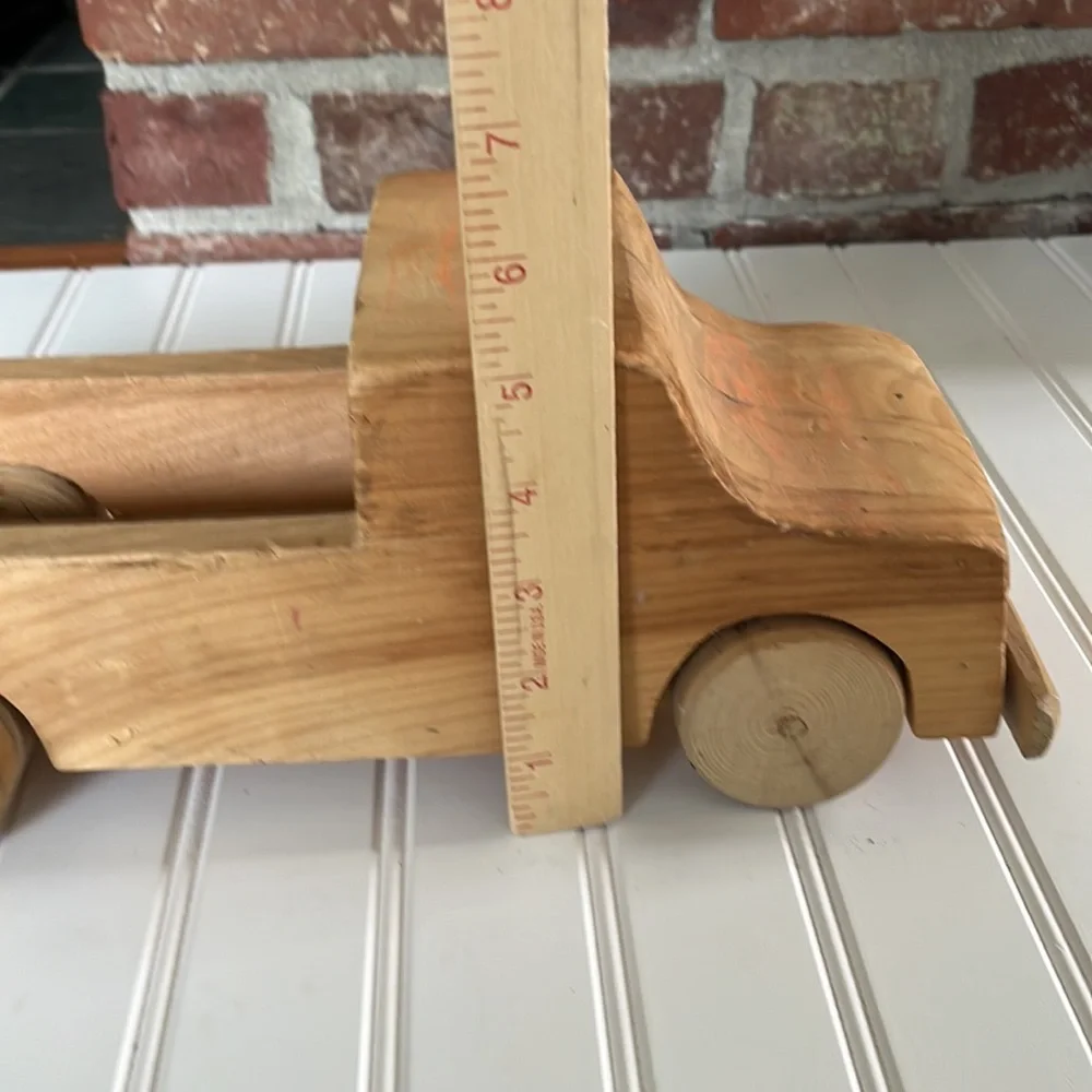 Vintage Handmade Wood Toy Truck